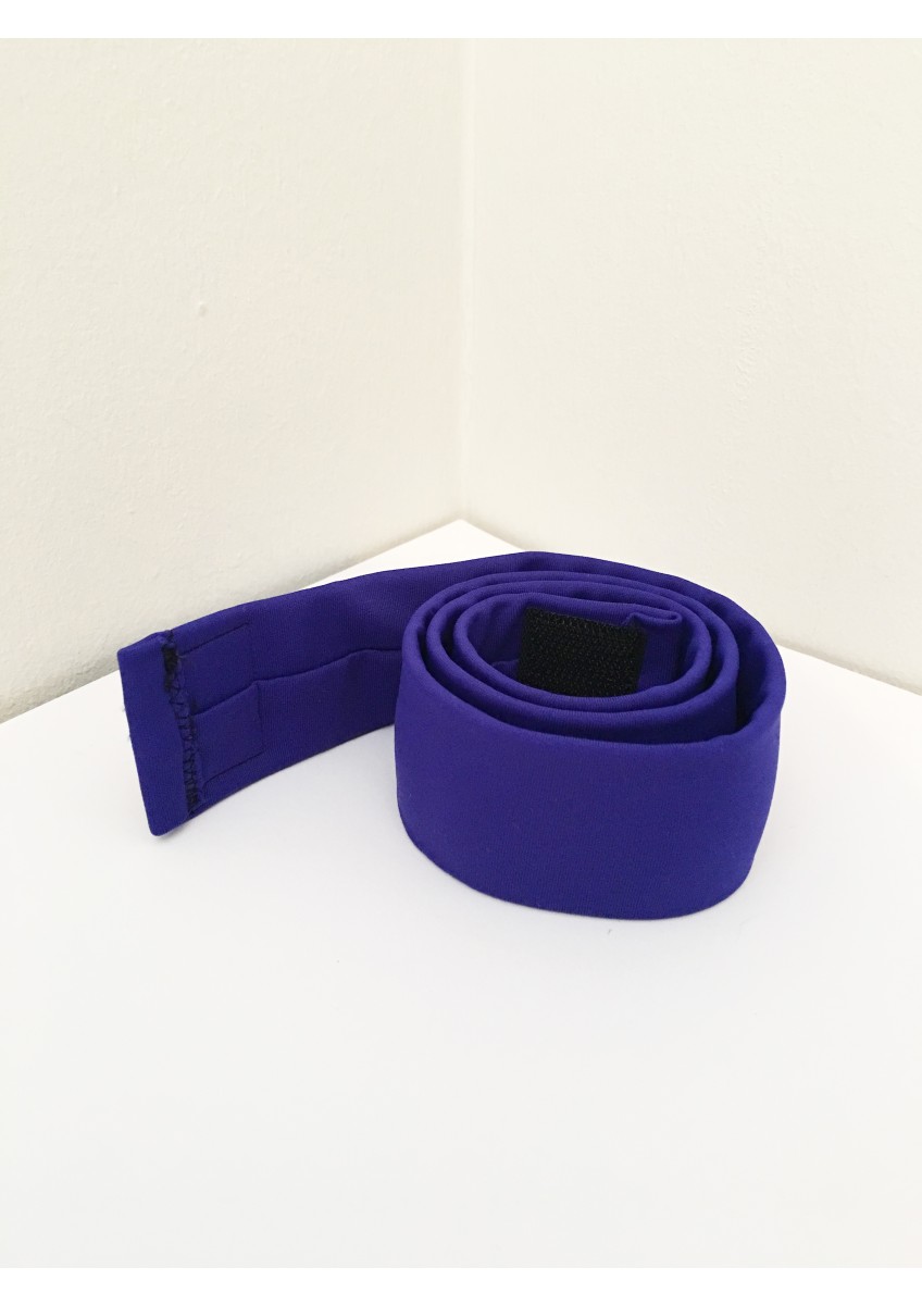 Belt in SAPPHIRE with BLACK VELCRO fastening 